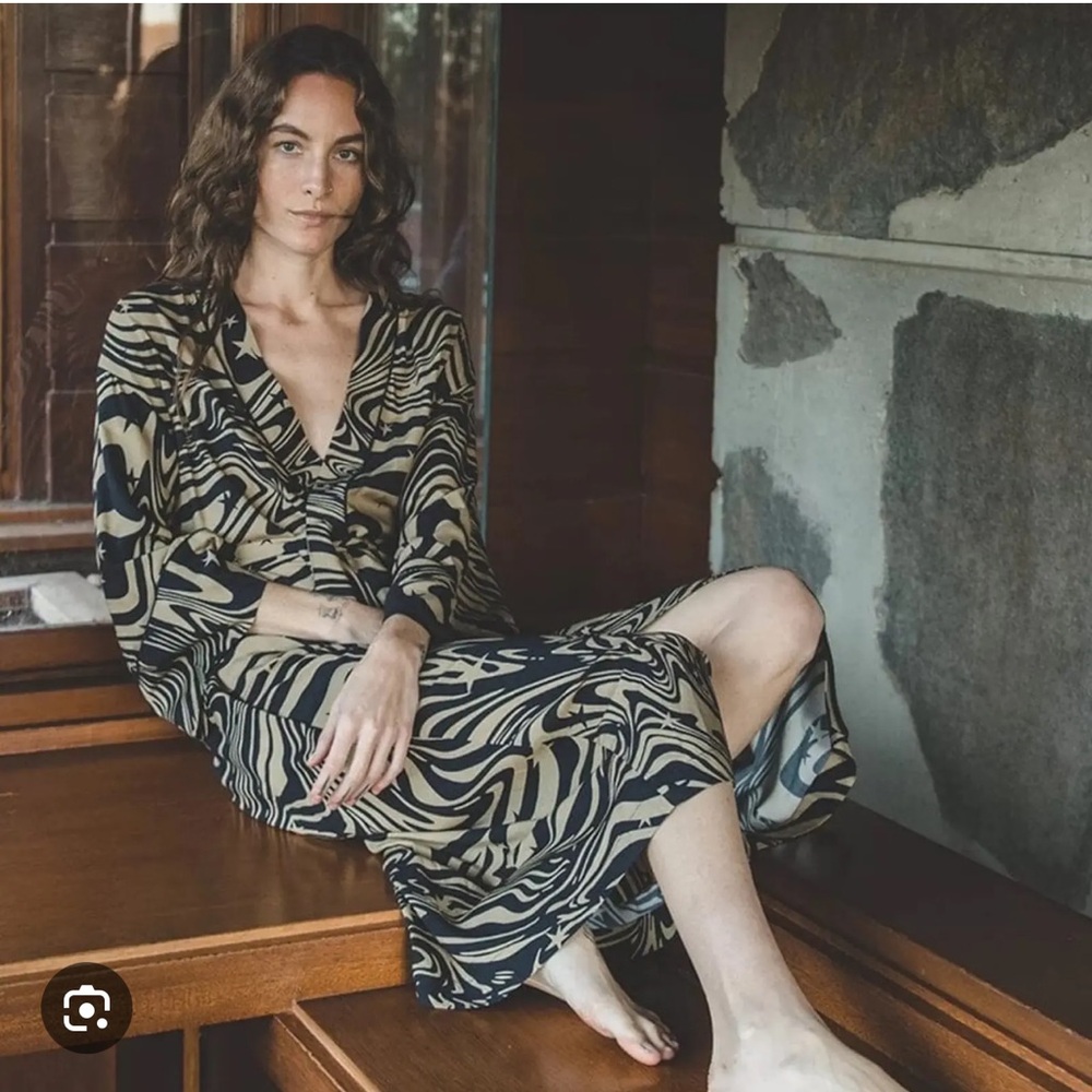 Cleobella Printed Robe/Kimono